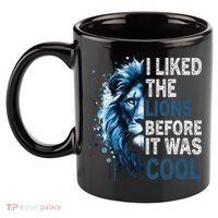 I Liked The Lions Before It Was Cool 11oz C Handle Ceramic Mug thumb 2