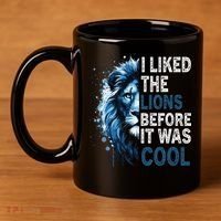 I Liked The Lions Before It Was Cool 11oz C Handle Ceramic Mug thumb 4