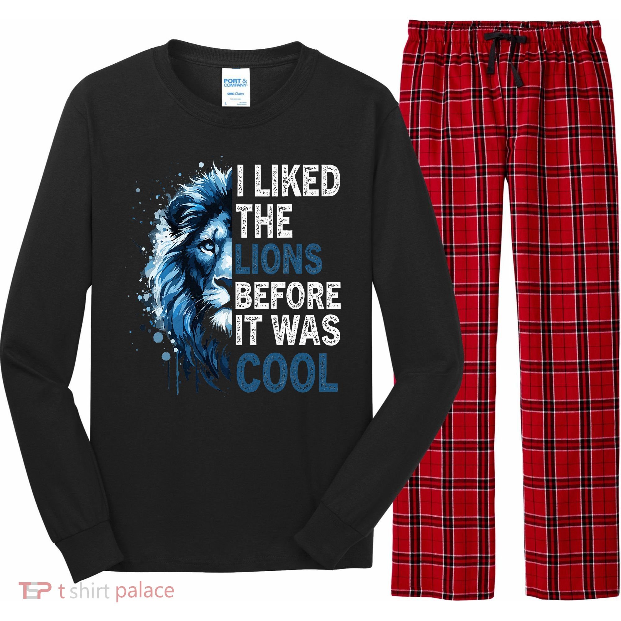 I Liked The Lions Before It Was Cool Long Sleeve Pajama Set