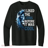 I Liked The Lions Before It Was Cool V.I.T. Fleece Crew Sweatshirt thumb 0