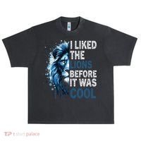 I Liked The Lions Before It Was Cool Urban Oversized Heavyweight T-Shirt thumb 0