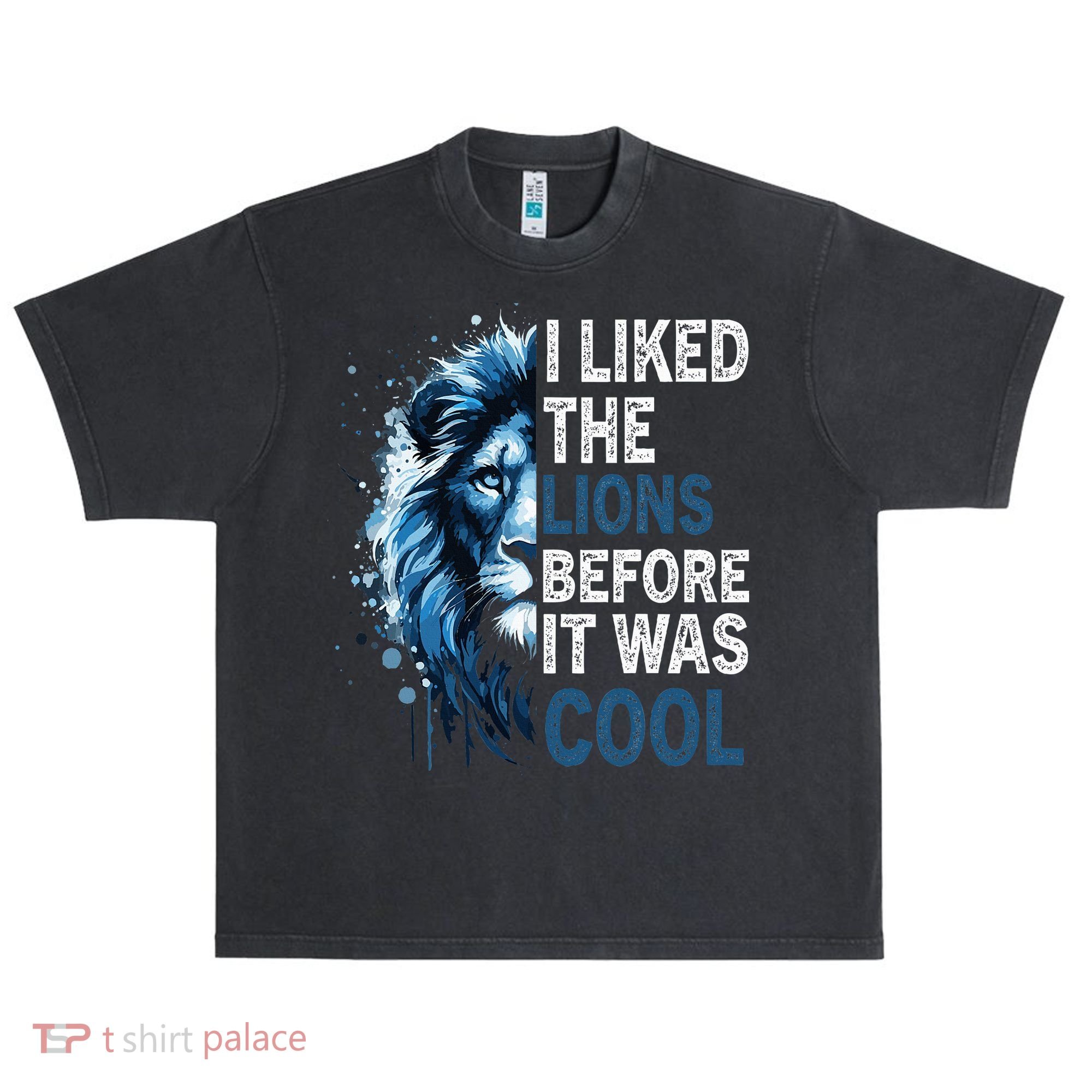 I Liked The Lions Before It Was Cool Urban Oversized Heavyweight T-Shirt