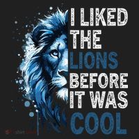 I Liked The Lions Before It Was Cool Urban Oversized Heavyweight T-Shirt thumb 2