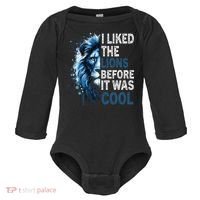 I Liked The Lions Before It Was Cool Baby Long Sleeve Bodysuit thumb 0