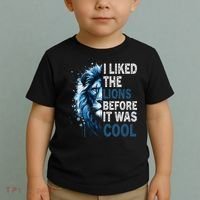 I Liked The Lions Before It Was Cool Toddler T-Shirt thumb 2