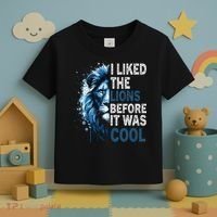 I Liked The Lions Before It Was Cool Toddler T-Shirt thumb 3