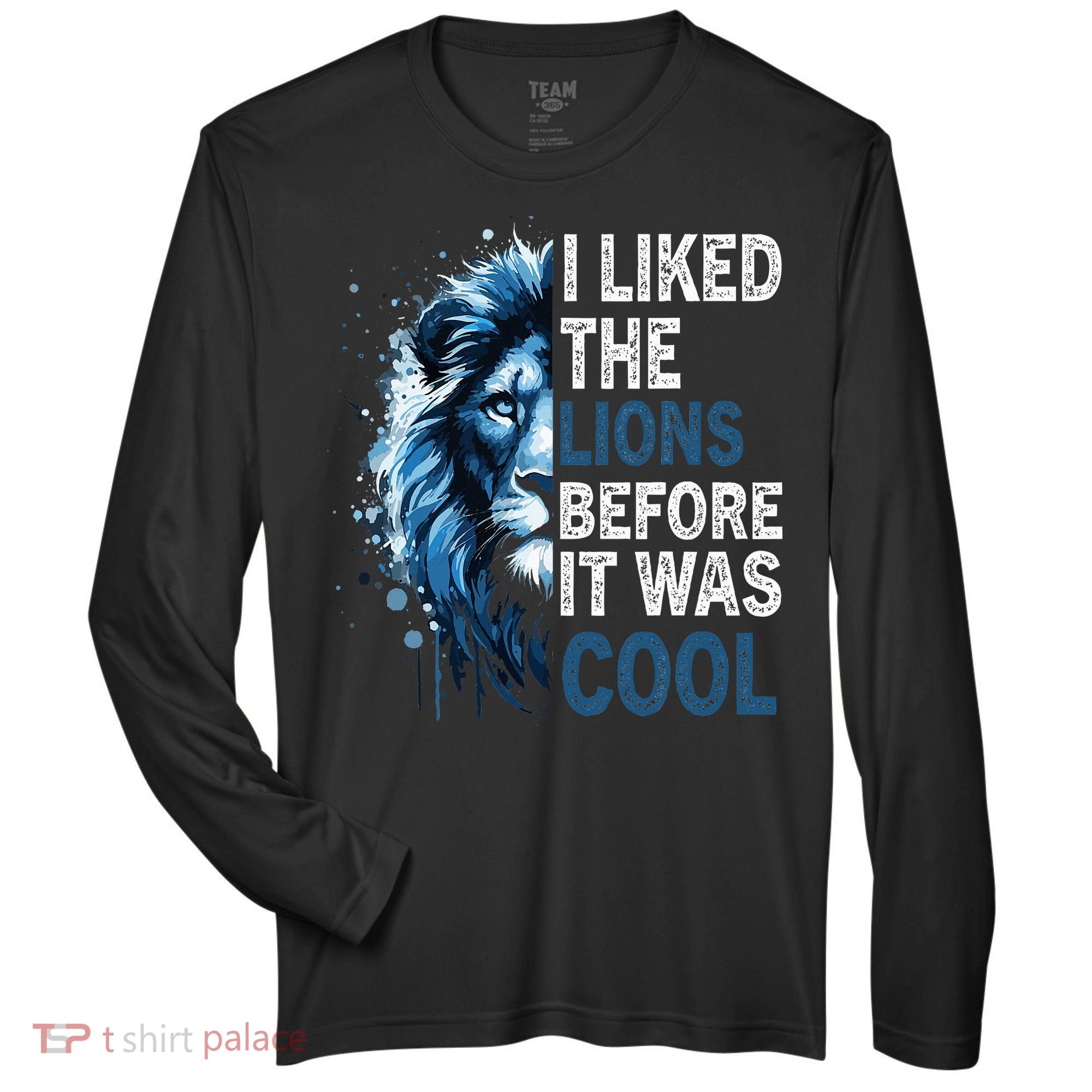 I Liked The Lions Before It Was Cool Zone Performance Long-Sleeve T-Shirt