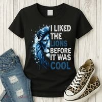 I Liked The Lions Before It Was Cool Women's T-Shirt thumb 3