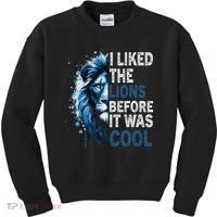 I Liked The Lions Before It Was Cool Kids Sweatshirt thumb 0
