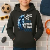 I Liked The Lions Before It Was Cool Kids Hoodie thumb 2