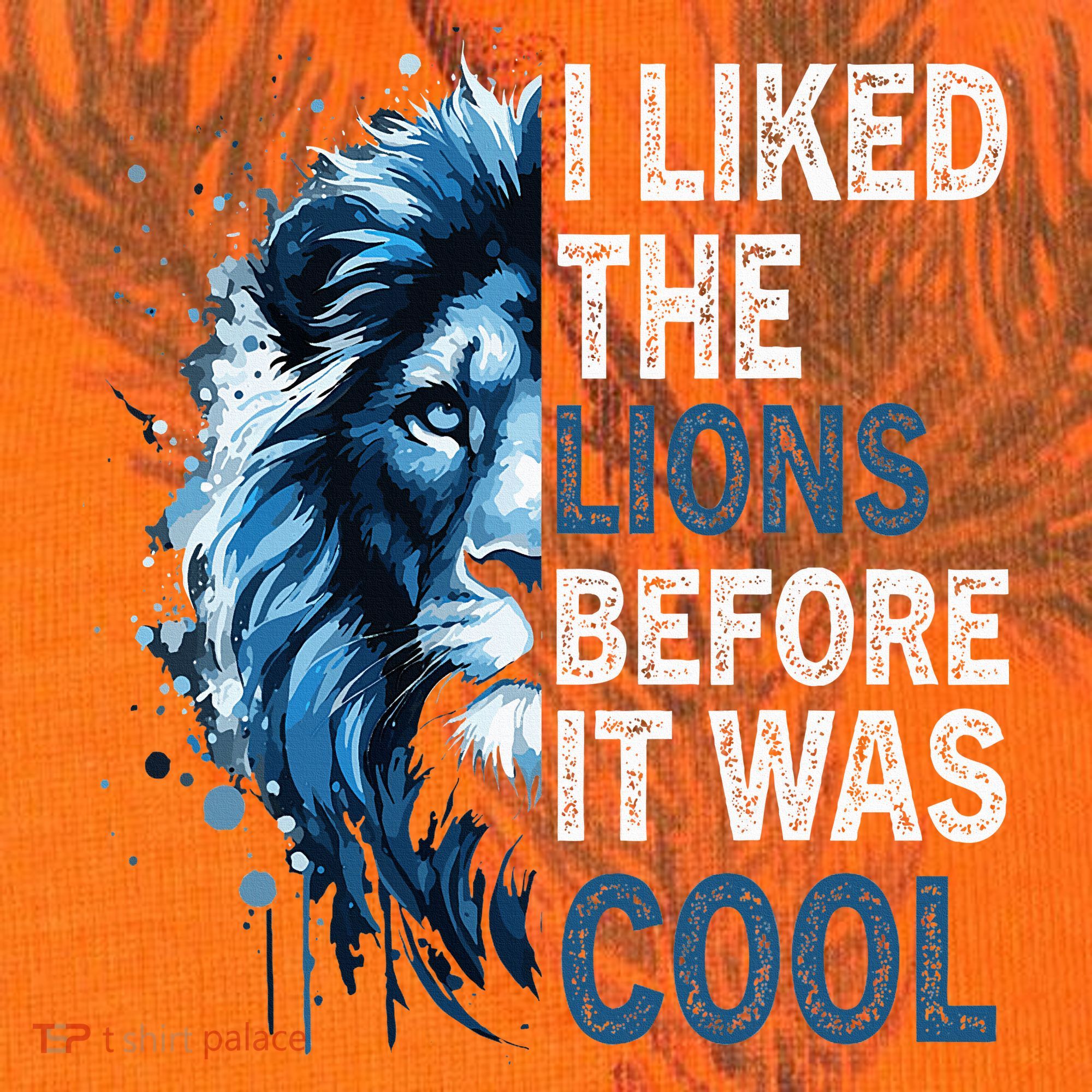 I Liked The Lions Before It Was Cool Kati Licensed 12" Camo Cuffed Beanie
