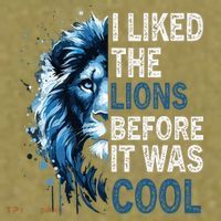 I Liked The Lions Before It Was Cool Garment-Dyed Women's Muscle Tee thumb 6