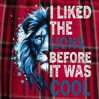 I Liked The Lions Before It Was Cool Women's Flannel Plaid Pajama Pants thumb 2