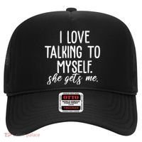 I Love Talking To Myself She Gets Me Funny Hat thumb 0