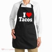 I LOVE TACOS I HEART TACOS Apron thumb 2