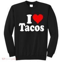 I LOVE TACOS I HEART TACOS Sweatshirt thumb 0