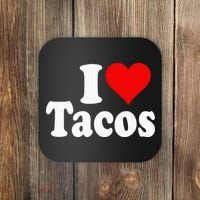 I LOVE TACOS I HEART TACOS Coaster thumb 0