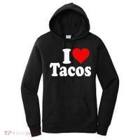 I LOVE TACOS I HEART TACOS Women's Hoodie thumb 0