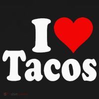 I LOVE TACOS I HEART TACOS Women's Hoodie thumb 2