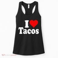 I LOVE TACOS I HEART TACOS Women's Tank Top thumb 0