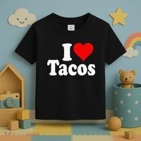 I LOVE TACOS I HEART TACOS Toddler T-Shirt thumb 3
