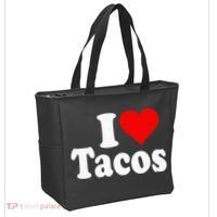 I LOVE TACOS I HEART TACOS Tote Bag thumb 2