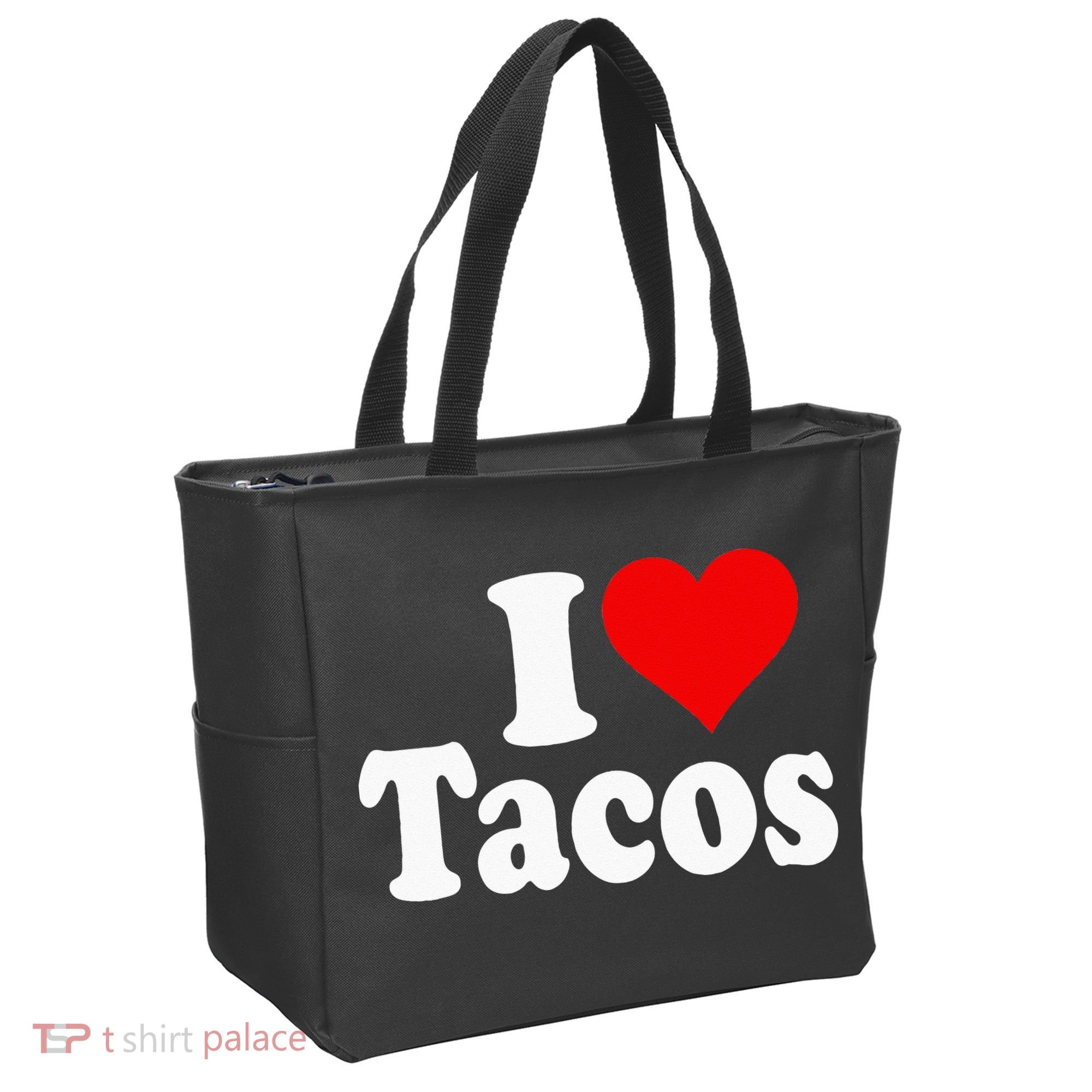 I LOVE TACOS I HEART TACOS Tote Bag