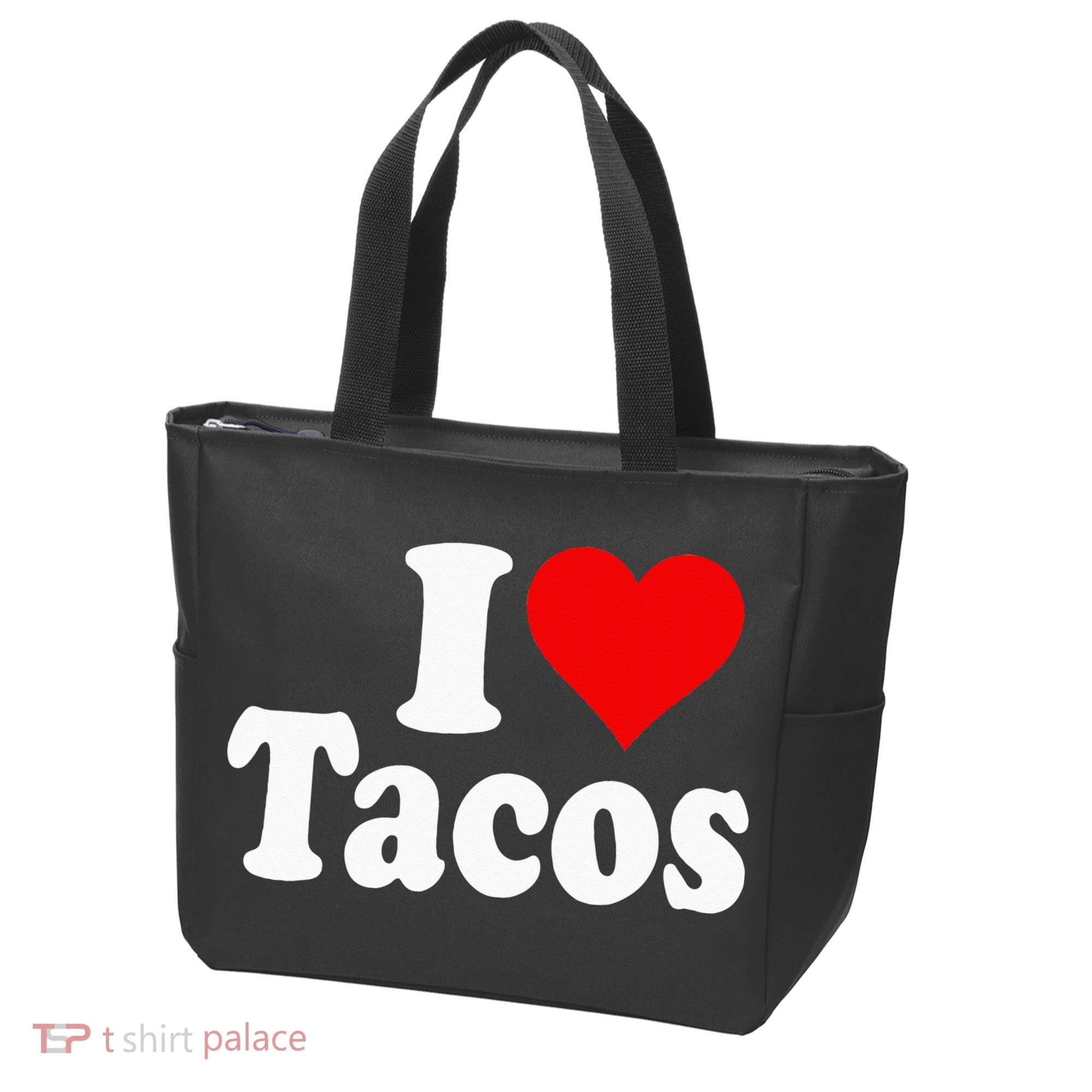 I LOVE TACOS I HEART TACOS Tote Bag