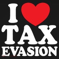 I Love Tax Evasion Funny Commit Tax Fraud I Love Tax Evasion Sweatshirt thumb 3
