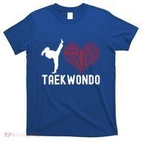I Love Taekwondo Black Belt Funny Gift T-Shirt thumb 0