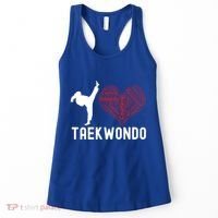 I Love Taekwondo Black Belt Funny Gift Women's Tank Top thumb 0