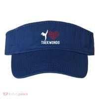 I Love Taekwondo Black Belt Funny Gift Visor thumb 0