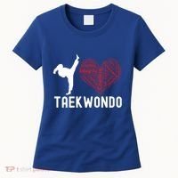 I Love Taekwondo Black Belt Funny Gift Women's T-Shirt thumb 0