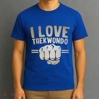 I Love Taekwondo Player Martial Artist Martial Arts Tkd Gift T-Shirt thumb 3