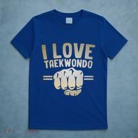 I Love Taekwondo Player Martial Artist Martial Arts Tkd Gift T-Shirt thumb 5
