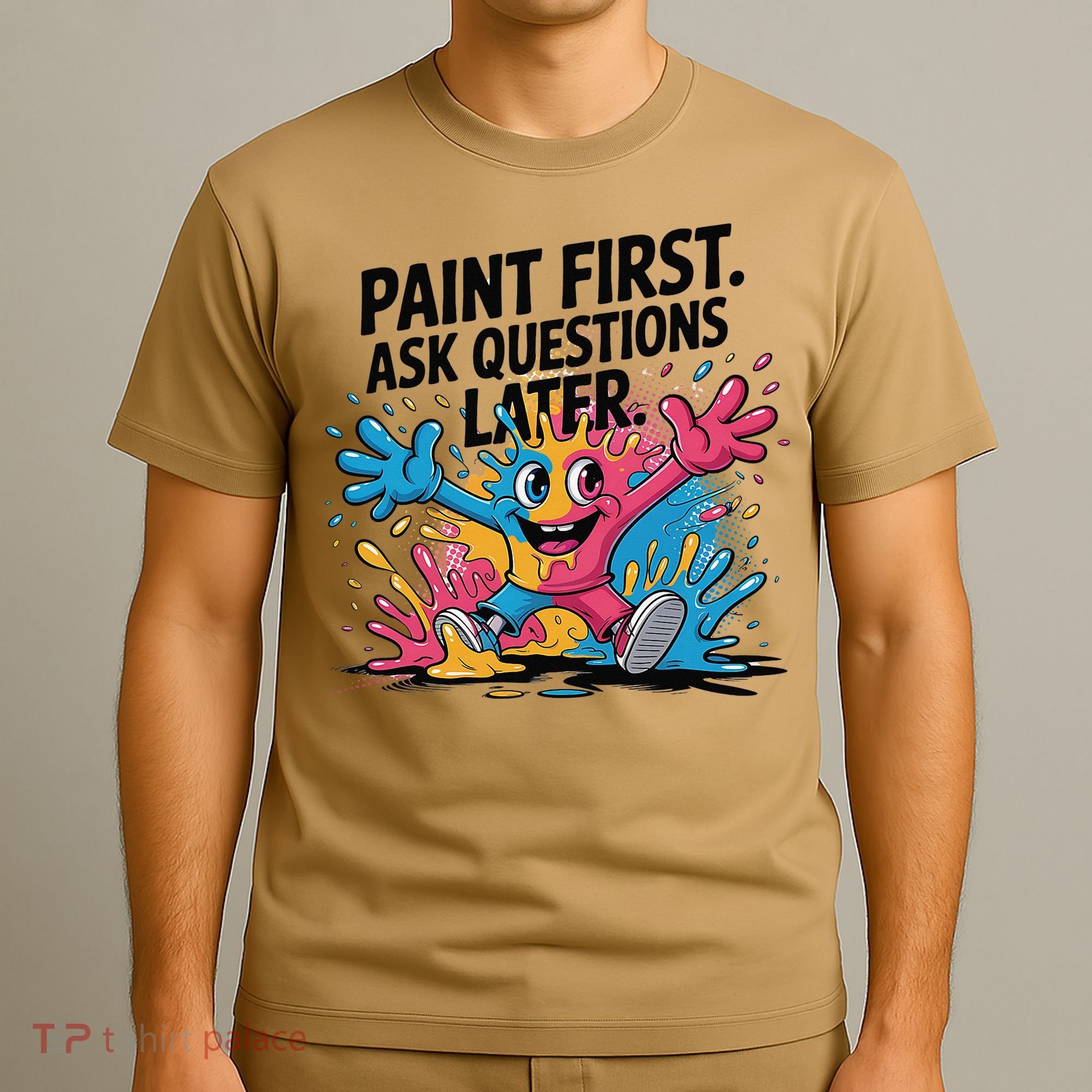 I Love To Finger Paint Funny Art Teacher Painting Artists T-Shirt