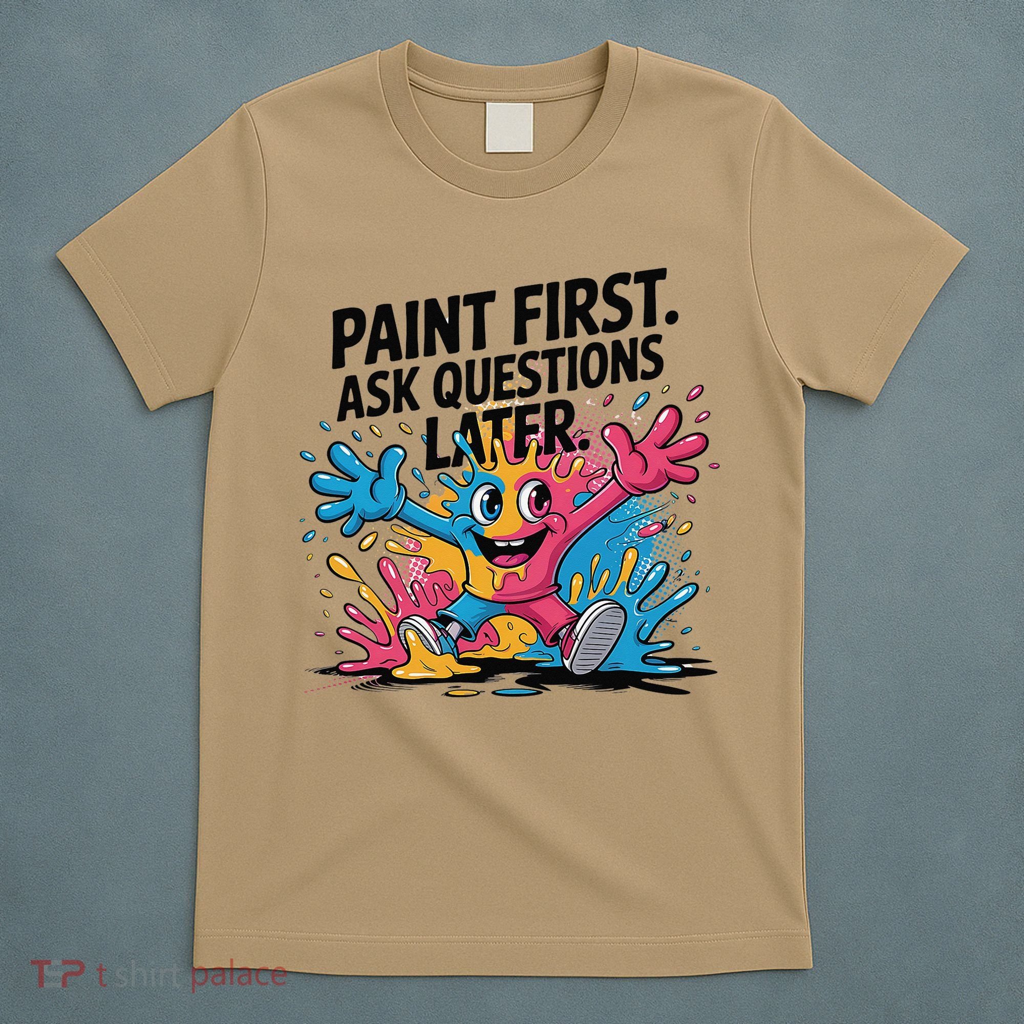 I Love To Finger Paint Funny Art Teacher Painting Artists T-Shirt