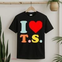I Love T.S I Heart T.S Funny T-Shirt thumb 2