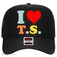 I Love T.S I Heart T.S Funny Hat thumb 0