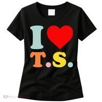 I Love T.S I Heart T.S Funny Women's T-Shirt thumb 0