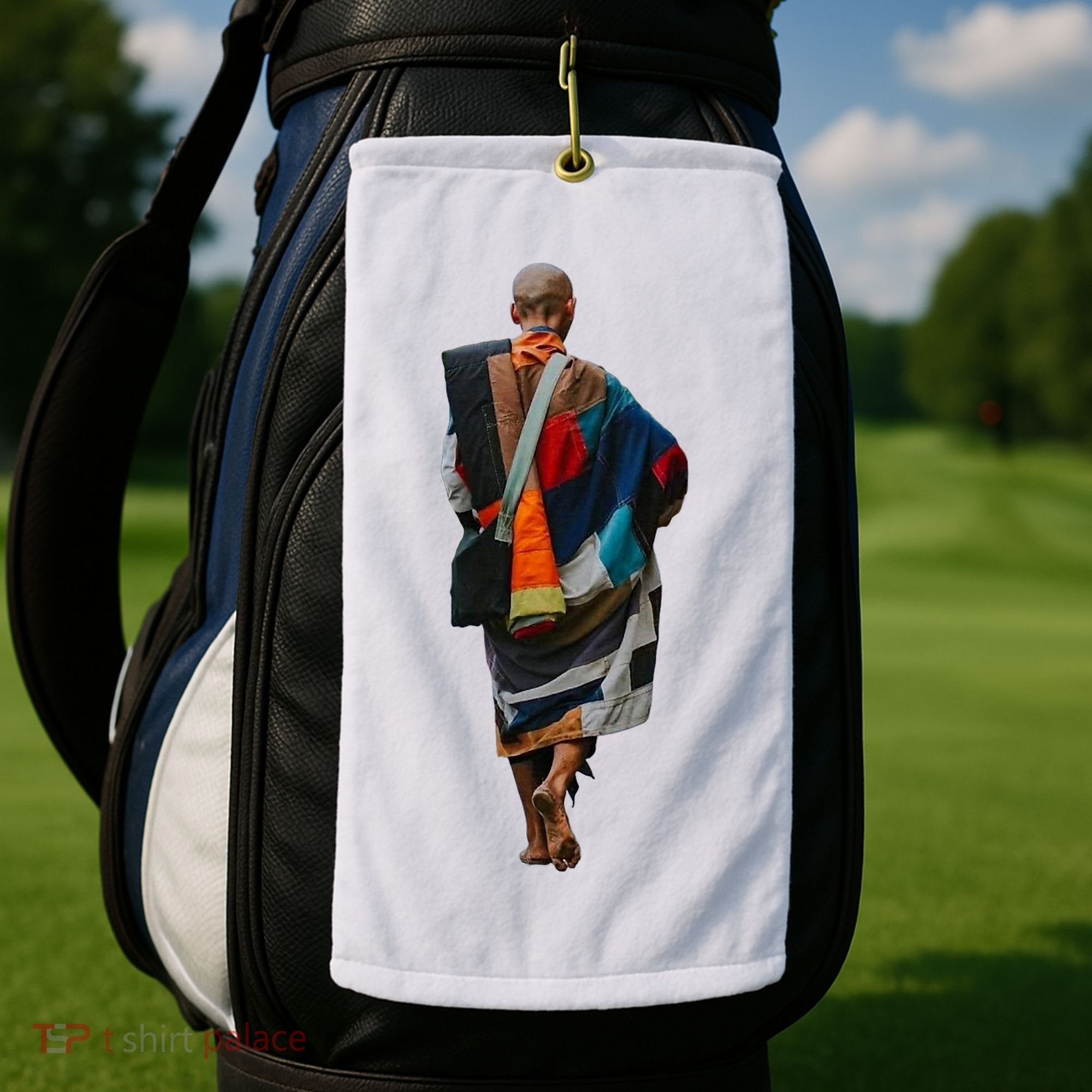 I Love Thich Minh Tue Buddha Vietnam Vietnamese Golf Towel