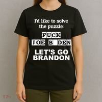 I’d Like To Solve The Puzzle FJB Anti Biden Let’s Go Brandon T-Shirt thumb 4