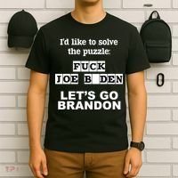 I’d Like To Solve The Puzzle FJB Anti Biden Let’s Go Brandon T-Shirt thumb 6