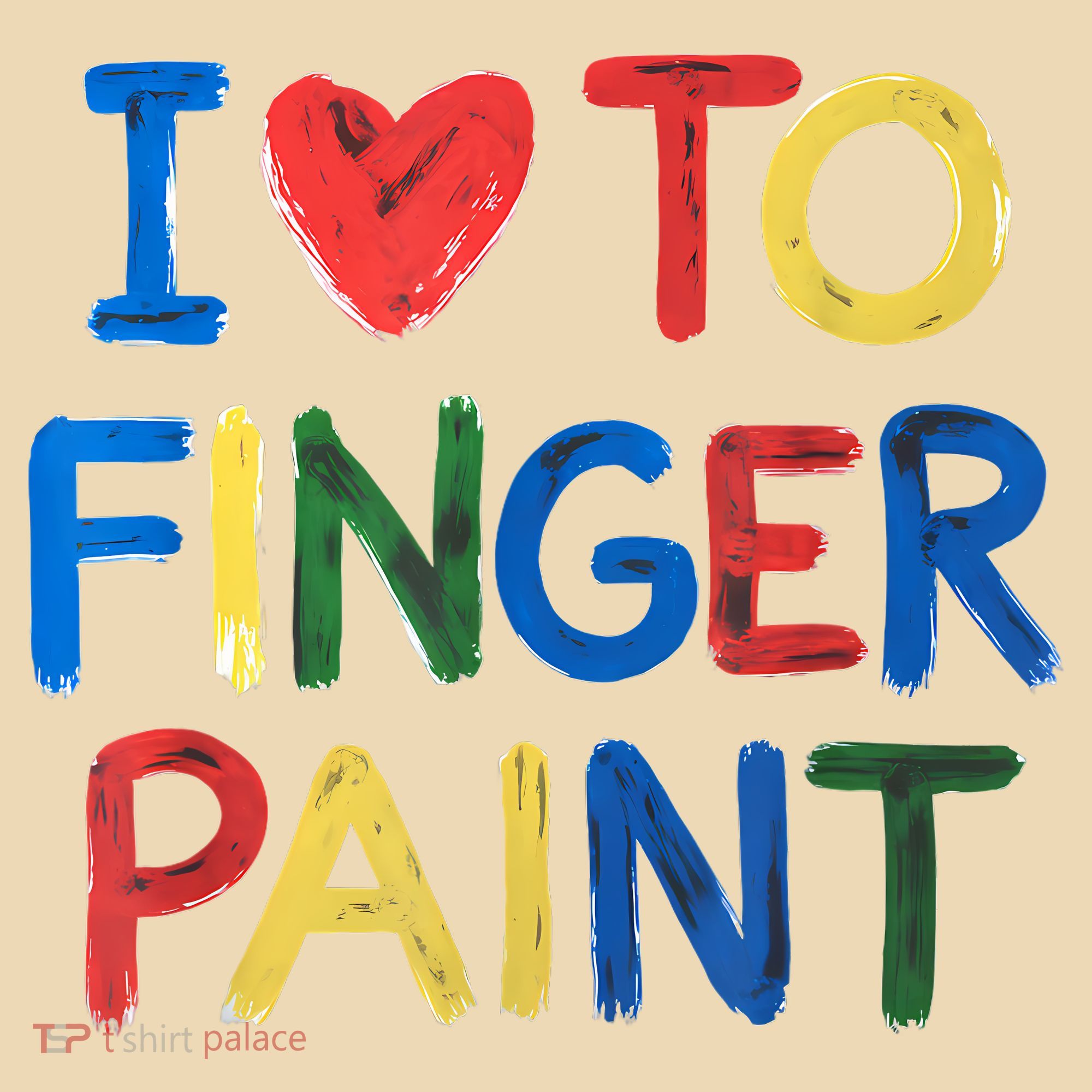 I Love To Finger Paint IM Paint Tote Bag