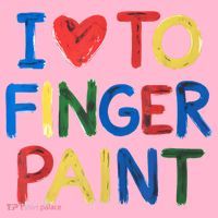 I Love To Finger Paint IM Paint Coaster thumb 2