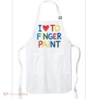 I Love To Finger Paint IM Paint Apron thumb 0
