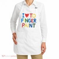 I Love To Finger Paint IM Paint Apron thumb 2