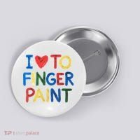 I Love To Finger Paint IM Paint Button thumb 0