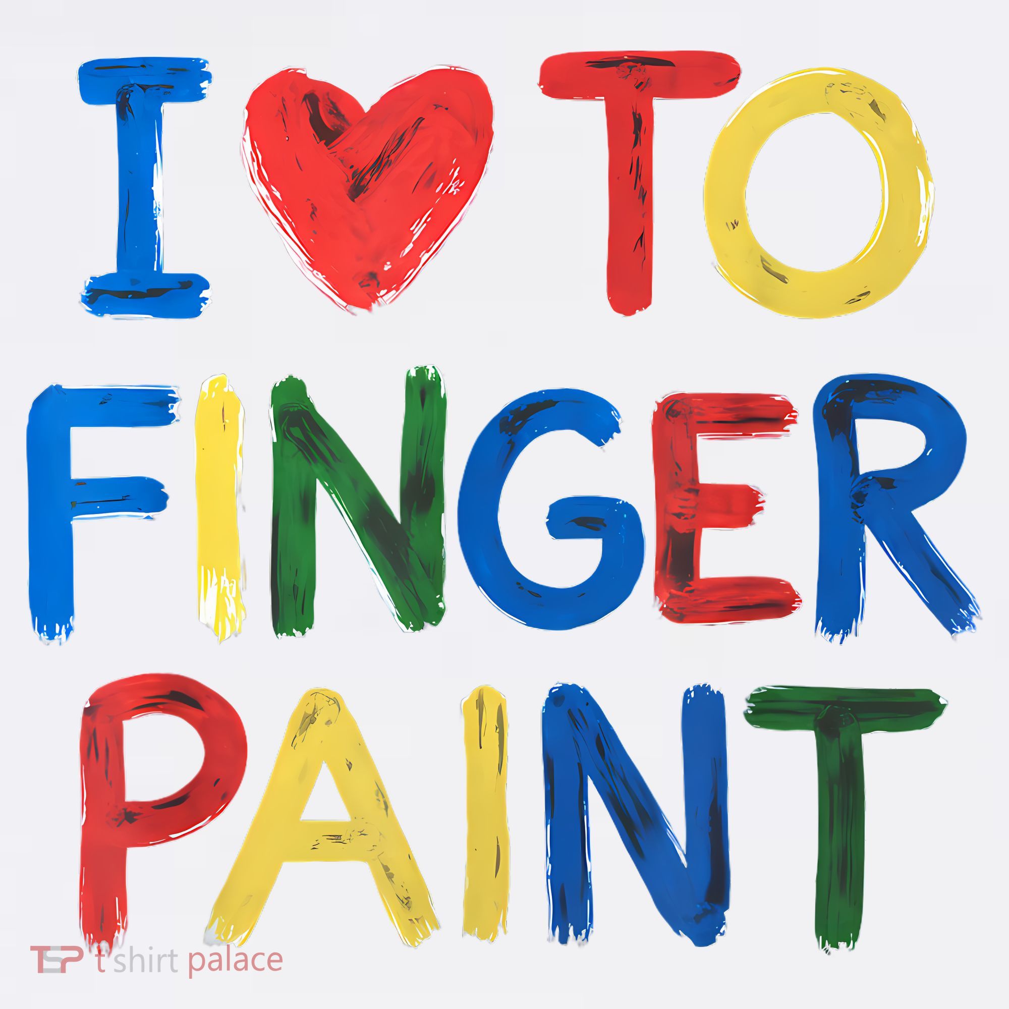 I Love To Finger Paint IM Paint Women's Hoodie