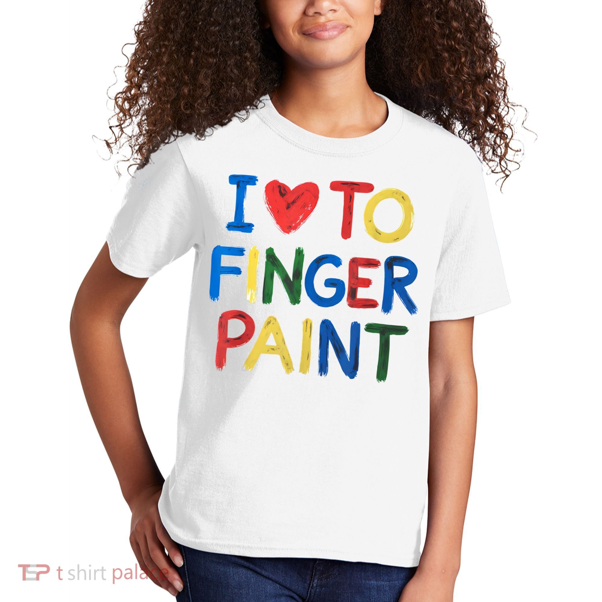 I Love To Finger Paint IM Paint Kids T-Shirt
